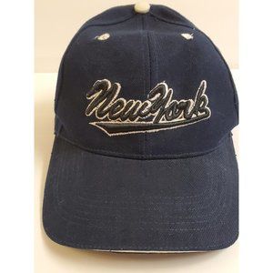 New York Blue Strap Back Adjustable Cap